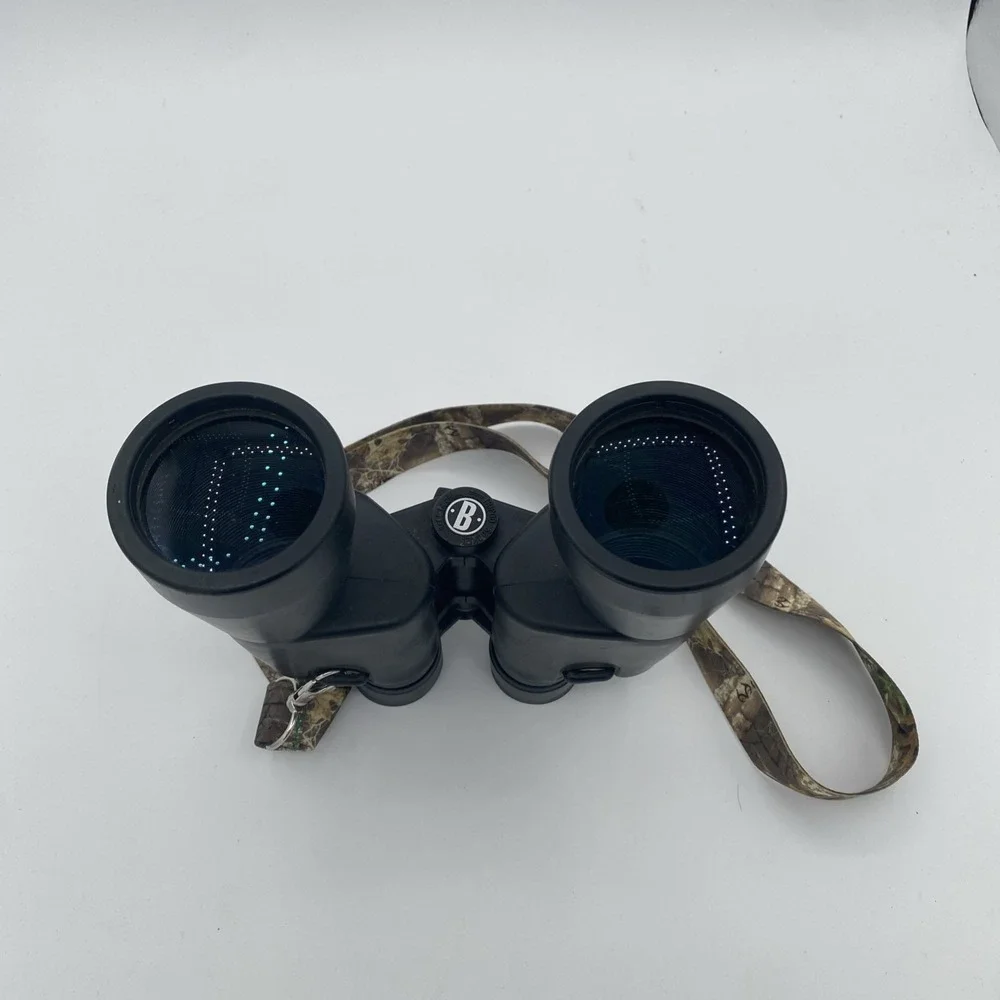 Bushnell Power View Binoculars 12x50 With Strap And Carry Case